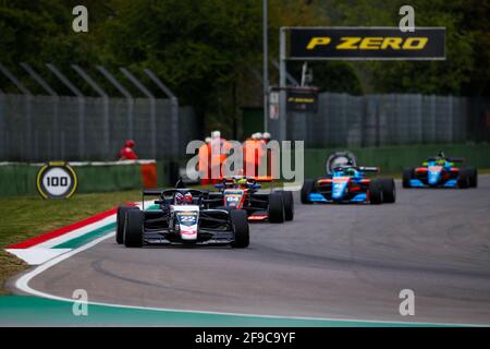 22 MALONEY Zane, R-ace GP, Aktion während des 1. Rennens der Formel-Regional-Europameisterschaft 2021 von Alpine vom 16. Bis 18. April 2021 auf dem Autodromo Internazionale Enzo e Dino Ferrari, in Imola, Italien - Foto Florent Gooden / DPPI Stockfoto