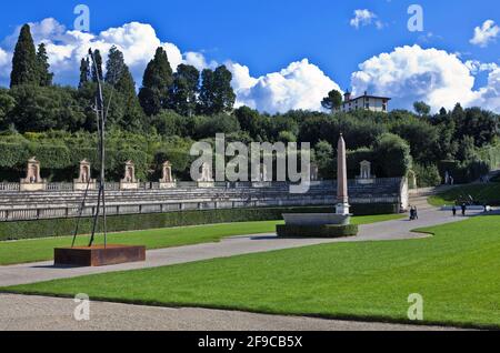 Italien, Toskana, Florenz, Boboli-Garten Stockfoto