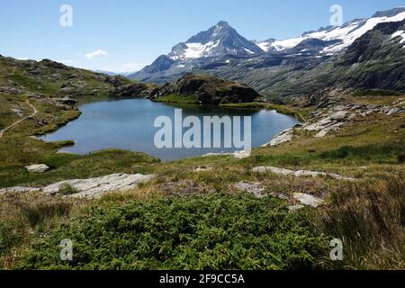 Lacs de Bellecombe, Parc Nationale de la Vanoise, Frankreich Stockfoto