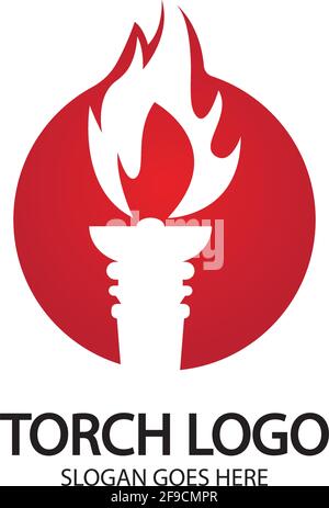 Taschenlampe Vektor icon Abbildung Design Template Stock Vektor