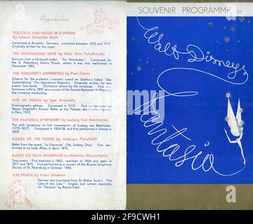 WALT DISNEY'S FANTASIA 1940 Leopold Stokowski und das Philadelphia Orchestra Narrative Einführungen sehen die Taylor-Produzenten Walt Disney und Ben Sharpsteen Walt Disney Productions / RKO Radio Pictures Stockfoto