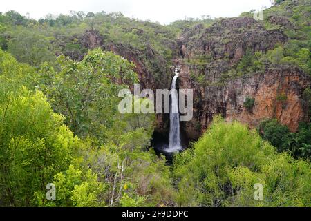 Ein schöner Wasserfall im Litchfield National Park, Australien Stockfoto