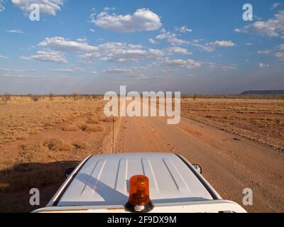 Savannah entlang der Tablelands Road nach Mornington, Kimberley, Westaustralien Stockfoto