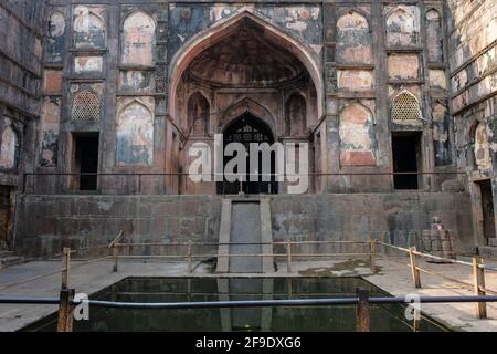 Nilakantha Palace in Mandu, Madhya Pradesh, Indien. Stockfoto