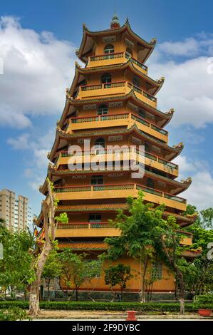 Giac Lam Pagode, Ho-Chi-Minh-Stadt, Vietnam Stockfoto