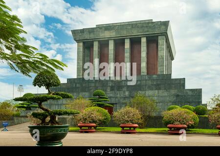 Ho-Chi-Minh-Mausoleum in Hanoi, Vietnam Stockfoto