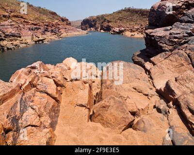 Fitzroy River, Dimond Gorge, Mornington Wilderness Camp, Kimberley, Westaustralien Stockfoto