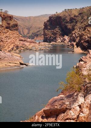 Fitzroy River, Dimond Gorge, Mornington Wilderness Camp, Kimberley, Westaustralien Stockfoto