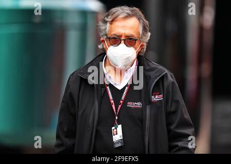 Imola, Italien. April 2021. Giancarlo Minardi (ITA). Großer Preis der Emilia Romagna, Sonntag, 18. April 2021. Imola, Italien. Quelle: James Moy/Alamy Live News Stockfoto