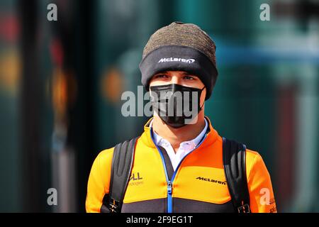 Imola, Italien. April 2021. Lando Norris (GBR) McLaren. Großer Preis der Emilia Romagna, Sonntag, 18. April 2021. Imola, Italien. Quelle: James Moy/Alamy Live News Stockfoto