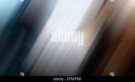 Abstrakt Hell Blau und Gelb Linien Weichzeichnen Hintergrund Stockfoto