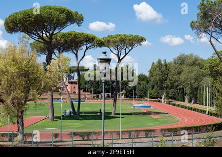 Stadio Nando Martellini (Stadio delle Terme di Caracalla) Stadion, Leichtathletikanlage in Rom, Italien Stockfoto