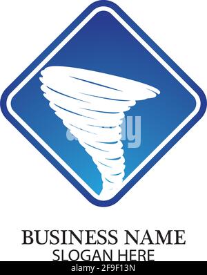 Tornado Symbol logo Vector Illustration Design Stock Vektor