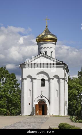 Verklärungskirche im Kloster der Heiligen Pushrosyne. Polotsk. Weißrussland Stockfoto