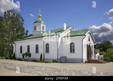 Refektoriumskirche von Pushrosyne im Kloster der Heiligen Pushrosyne. Polotsk. Weißrussland Stockfoto