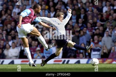 WEST HAM V MIDDLESBROUGH 21/4/2003 BILD DAVID ASHDOWNPREMIER LEAGUE FOOTBALL Stockfoto