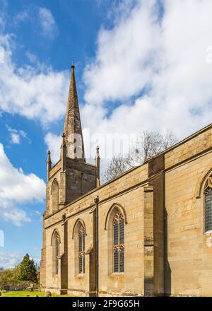 St. Mary's Pfarrkirche in Stone in der Nähe von Kidderminster, Worcestershire, England. Stockfoto