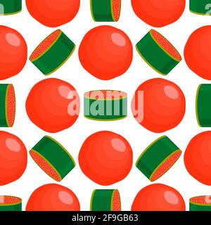 Illustration zum Thema große Muster identische Arten Fisch Kaviar, Ei gleiche Größe. Eiermuster aus frischem Fischkaviar für farbigen Druck auf Wallpa Stock Vektor