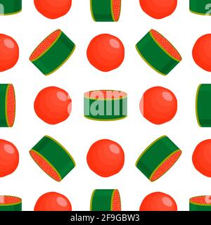 Illustration zum Thema große Muster identische Arten Fisch Kaviar, Ei gleiche Größe. Eiermuster aus frischem Fischkaviar für farbigen Druck auf Wallpa Stock Vektor