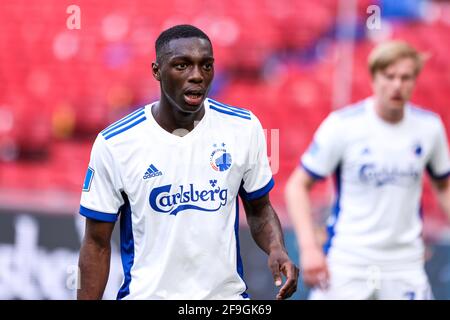 Kopenhagen, Dänemark. April 2021. Mohamed Daramy (11) vom FC Kopenhagen beim 3F Superliga-Spiel zwischen dem FC Kopenhagen und dem FC Nordsjaelland in Parken in Kopenhagen. (Foto: Gonzales Photo/Alamy Live News Stockfoto