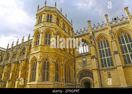 London, Großbritannien - 25. Mai 2016: Windsor Castle, St. George’s Chapel Stockfoto