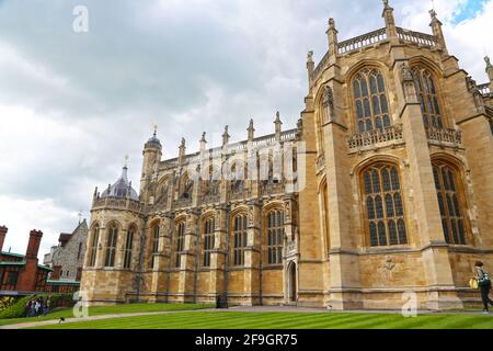 London, Großbritannien - 25. Mai 2016: Windsor Castle, St. George’s Chapel Stockfoto