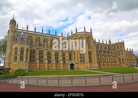 London, Großbritannien - 25. Mai 2016: Windsor Castle, St. George’s Chapel Stockfoto