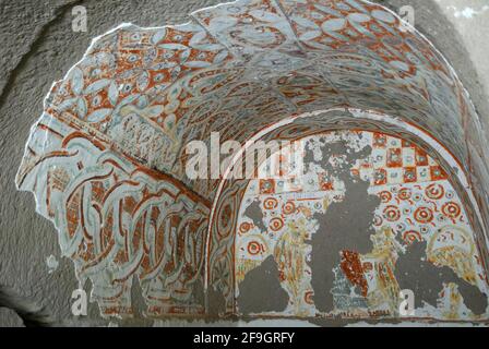 Agacalti-Kirche, Ihlara-Tal, Guezelyurt, Kappadokien, Türkei Stockfoto