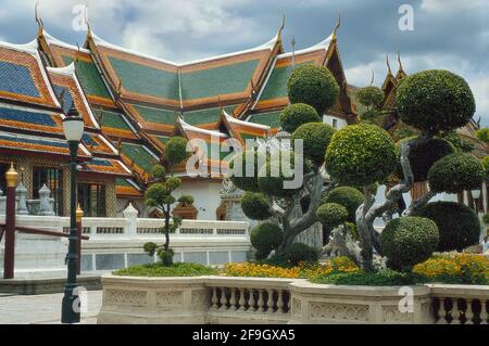 Royal Grand Palace - Bangkok - Thailand 1989 (Foto auf Fotofilm) Stockfoto