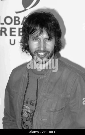 Sänger James Blunt nimmt an der Global Green USA Pre-Oscar-Verleihung zum Wohle der globalen Erwärmung im Avalon am 21. Februar 2007 in Hollywood, Kalifornien, Teil. Stockfoto