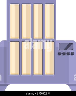 Thread Production Textile Icon. Karikatur von Thread Produktion textile Vektor-Symbol für Web-Design isoliert auf weißem Hintergrund Stock Vektor