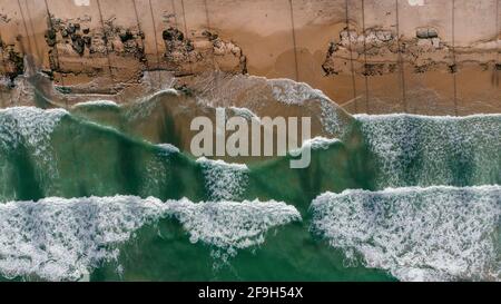 Der Green Beach Stockfoto