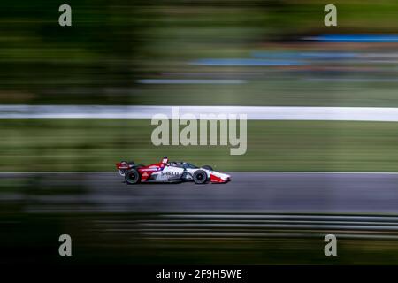 Birmingham, Alabama, USA. April 2021. TAKUMA SATO (30) aus Tokio, Japan, übt im Barber Motorsports Park in Birmingham, Alabama, für den Honda Indy Grand Prix von Alabama aus. Quelle: Walter G Arce SR Grindstone Medi/ASP/ZUMA Wire/Alamy Live News Stockfoto