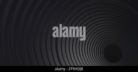 Abstrakter weißer Hintergrund. Geometrisches 3d-Illustrationsdesign. Stockfoto