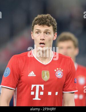 Benjamin PAVARD (M) Soccer Champions League, Viertelfinale Rückkehr, Paris St. Germain (PSG) - FC Bayern München (M) 0:1, am 13. April 2021 in Paris/Frankreich. â Verwendung weltweit Stockfoto