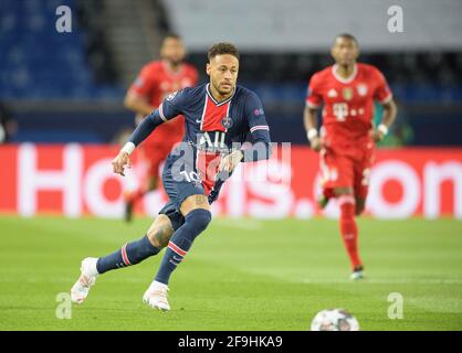 NEYMAR (PSG) Action, Fußball Champions League, Viertelfinale-Rückspiel, Paris St. Germain (PSG) - FC Bayern München (M) 0:1, am 13. April 2021 in Paris/Frankreich. â Verwendung weltweit Stockfoto