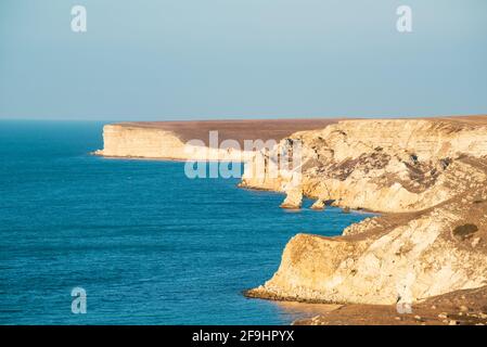 Malerische Meereslandschaft. Küste der Tarhankut-Halbinsel. Krim. Stockfoto