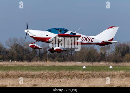 Sportflugzeug Sportcruiser Der Tschechischen Republik Stockfoto