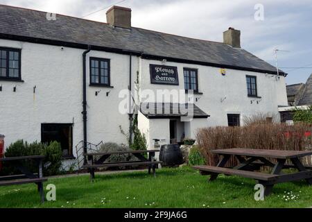 Pflow and Harrow Public House, Monknash, Wale of Glamorgan, South Wales. Stockfoto