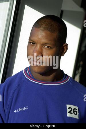 Titus Bramble von Ipswich Town FC Dez 2000 Stockfoto