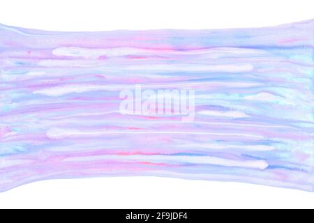 Bunte Regenbogen Welle abstrakt auf natürliche Grunge Aquarell Hand malen Hintergrund, Illustration, Linie Kunst Stockfoto