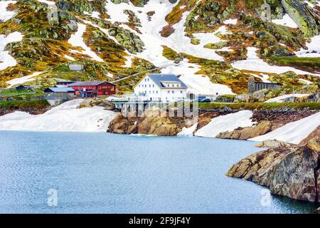 Grimselpass in den Berner Alpen, einer der höchsten Pässe der Schweiz Stockfoto