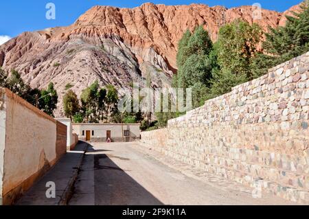 Purmamarca. Berg Der Sieben Farben. Jujuy, Argentinien. Stockfoto