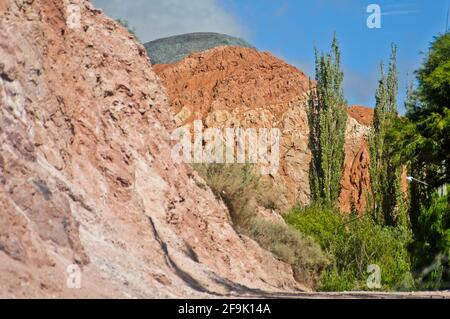 Purmamarca. Berg Der Sieben Farben. Jujuy, Argentinien. Stockfoto