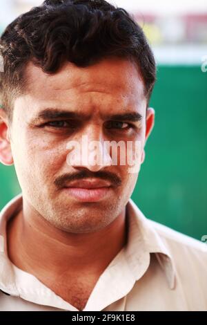 Pakistanischer Pathan-Mann. Stockfoto