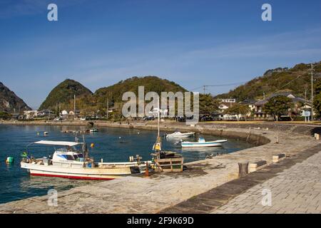 Misumi West Port, Präfektur Kumamoto, Japan Stockfoto