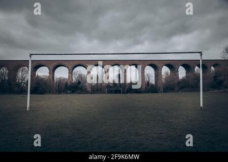 Viadukt Stockfoto