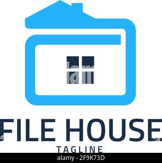 Logo Deisgn Vector File House Stock Vektor