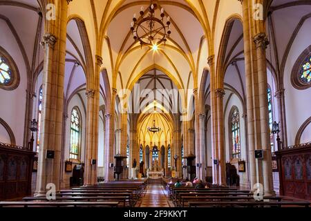 Catedral de Sao Pedro de Alcantara in Petropolis Brasilien Stockfoto