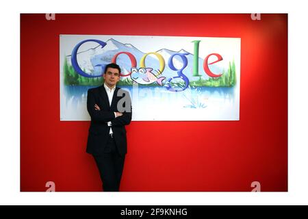 Matt Brittin, der Leiter der Google UK Operationsphotograph von David Sandison The Independent Stockfoto